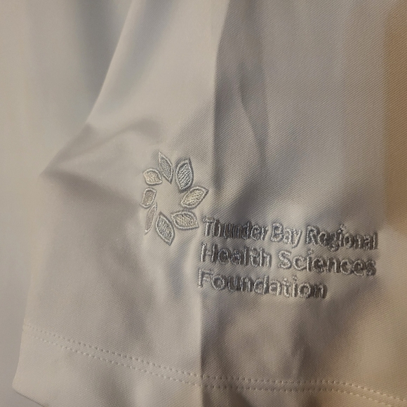 Men's Nike Golf DRI FIT White Polo Size L - Picture 8 of 9